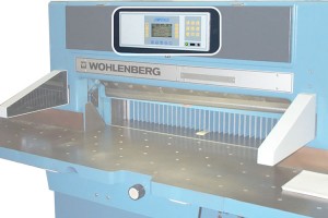 Computacut on Wohlenberg guillotine