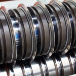 Shear Knives on a slitter