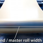 Unwind roll width