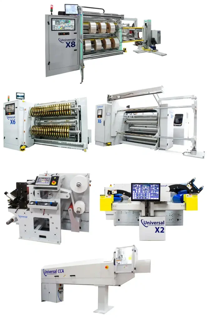 Collection of Universal Converting Equipment machines