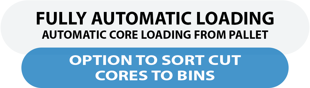 Fully automatic loading, Automatic core loading from pallet