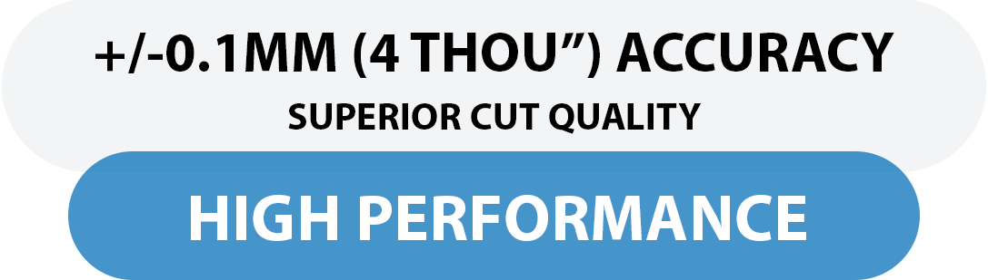 Superior cut quality