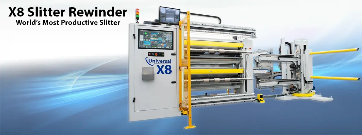 X8 Slitter Rewinder